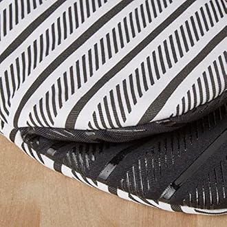 KitchenAid Albany Mini Cotton Oven Mitts with Silicone Grip, 5.5"x8", Onyx Black