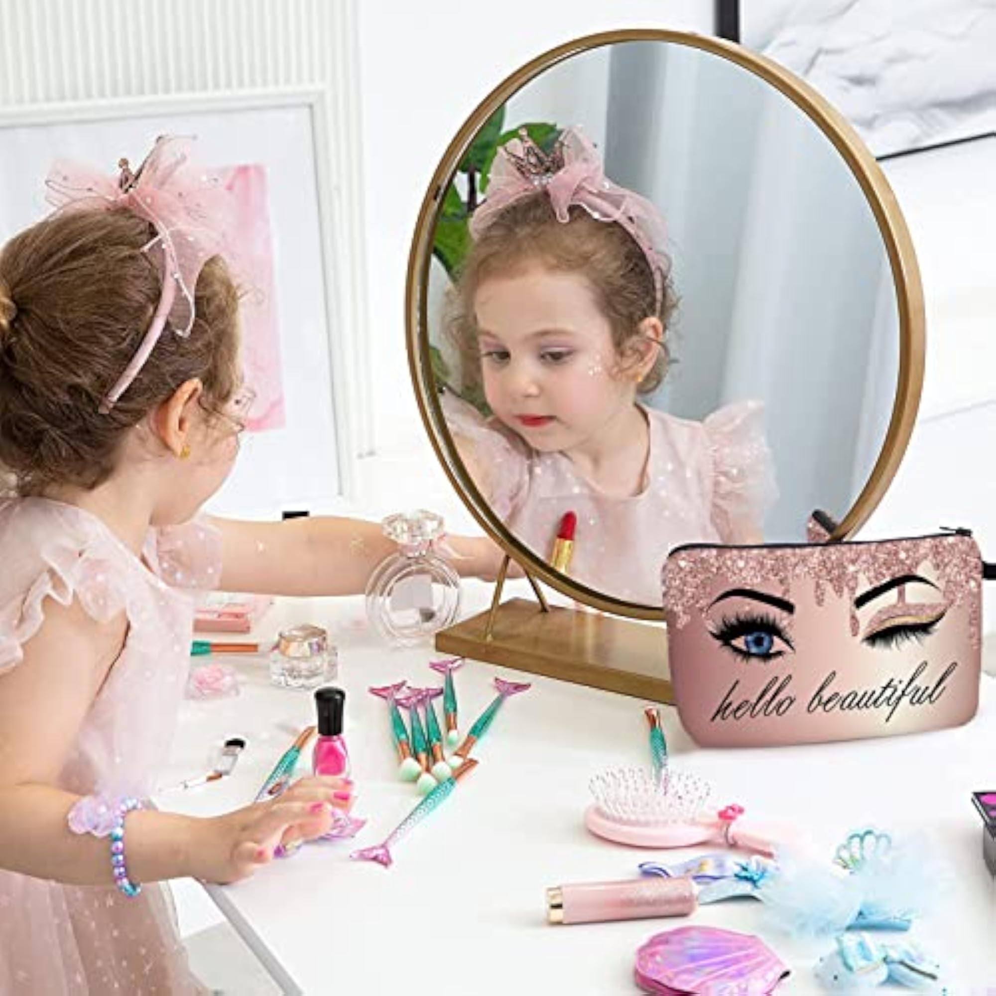 Inspirational Makeup Bag for Women, Funny Gift