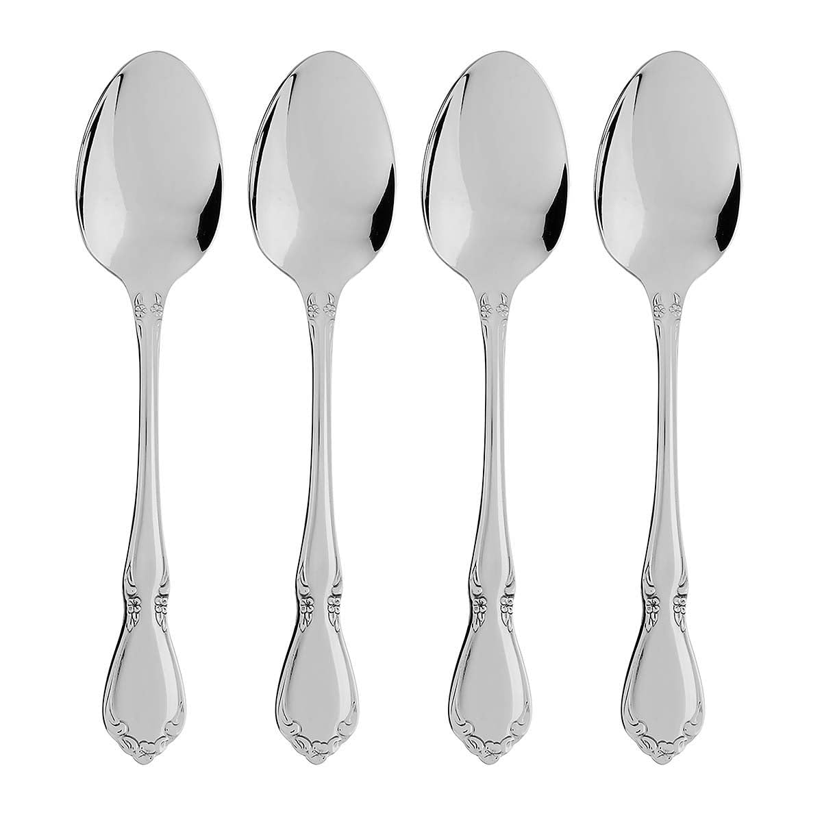 【Oneida】 メロンフォルムのティーサービス 4点 Amazon.com: Oneida Chateau Fine Flatware Teaspoons, Set of 4