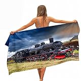 Treer Strandtuch,3D Zug Mikrofaser Handtuch,Schnelltrocknendes Handtuch, Reisehandtuch...