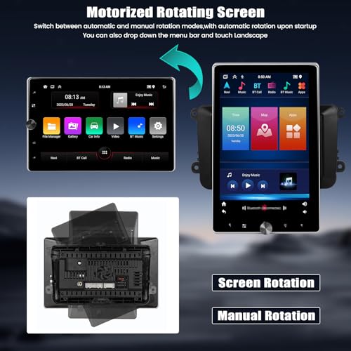 [2 + 64 G] Estéreo automotivo Din único com carplay sem fio Android Auto, tela sensível ao toque ver