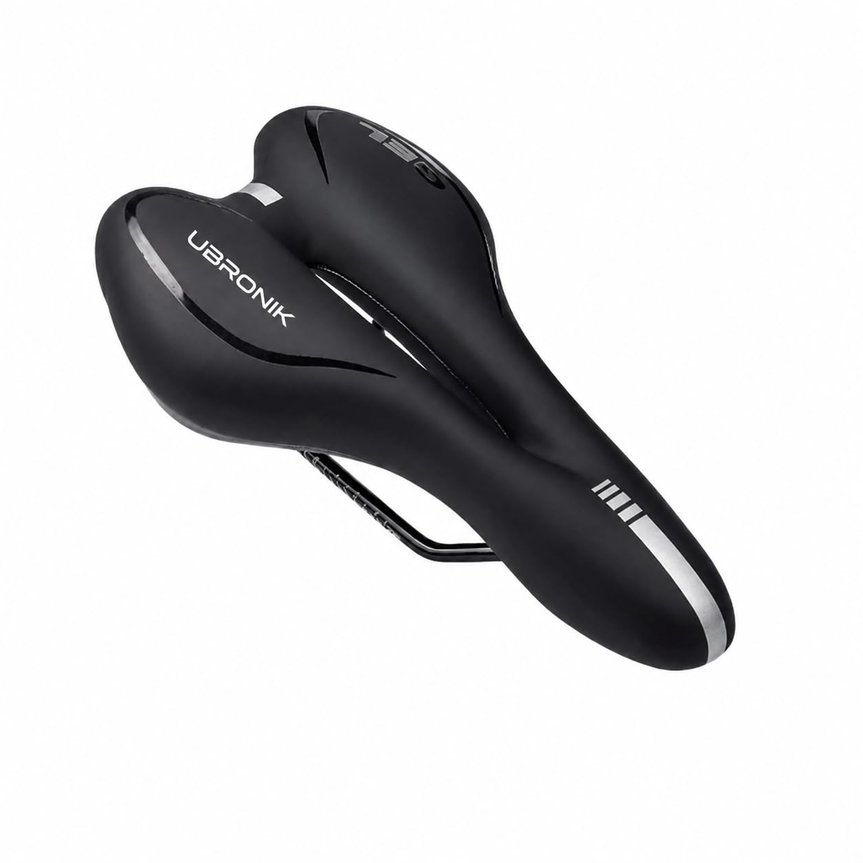 Gel Bike Seat Cushion | Wide Comfortable Bicycle Saddle with Ergonomic Hollow Design | Soft Shock Absorbing Waterproof Cycling Seat for MTB, Road, Hybrid & Exercise Bikes-image-21