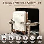 Luggage Sets 3 Piece, Hard Shell Carry on Suitcase with Spinner Wheels and TSA Lock, Travel Lightweight Luggage Set with YKK Zippers (Purple, 5 piece sets（20/24/28/DB/TB) - Image 4