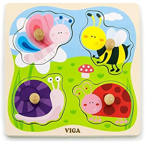 Eitech GmbH-50131 Viga Toys Puzzle Insectos Cover