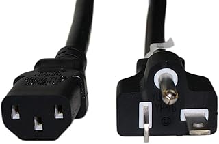6ft NEMA 6-20P to C13 14/3 SJT Power Cord 14/3 SJT (15A 250V)