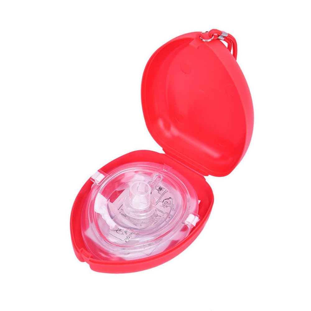 Maschera di salvataggio CPR tascabile, per rianimazione cardiopolmonare, protezione personale, con valvola unidirezionale, per adulti e bambini