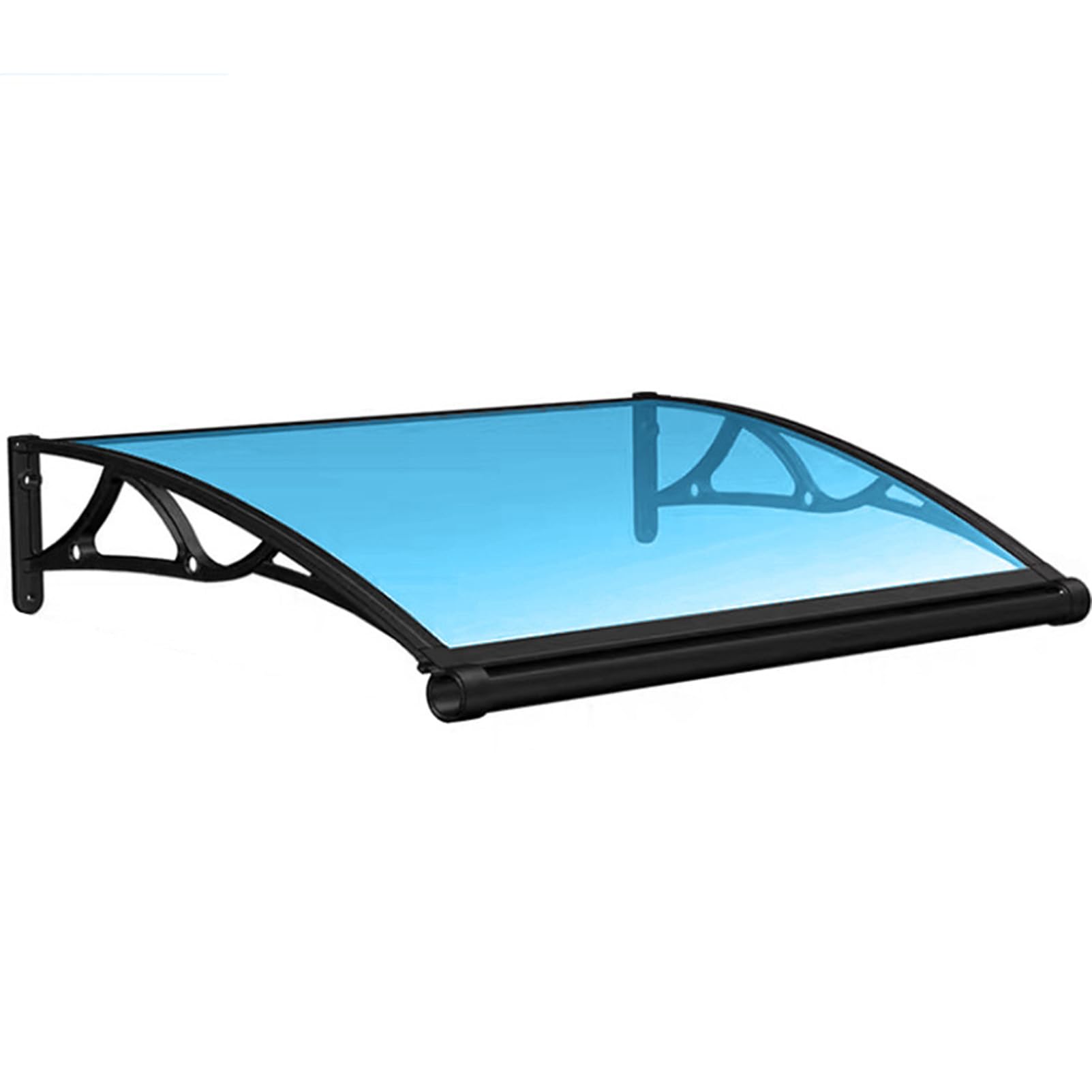LWJSOCP Door Canopy for Entrance 80x200cm Weather Protection Awning Front Door Overhang Sunshade & Rain Cover Entryway Shelter Stylish Door Vordach Easy Installation