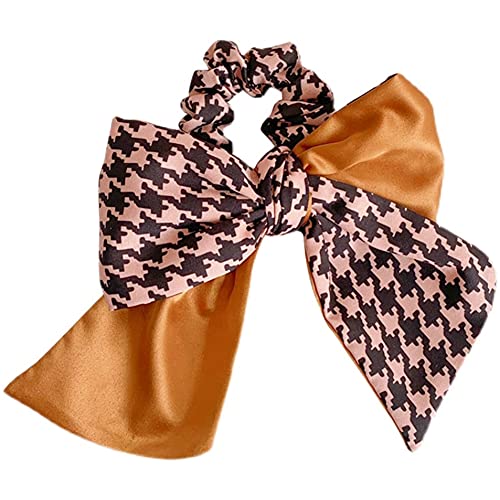 Hair Tie Bow Scrunchies With Ribbon Scrunchies With Tails Bow Scrunchies For Women Girls Scrunchy Hair Ties Scrunchies Scarf #TOP3
