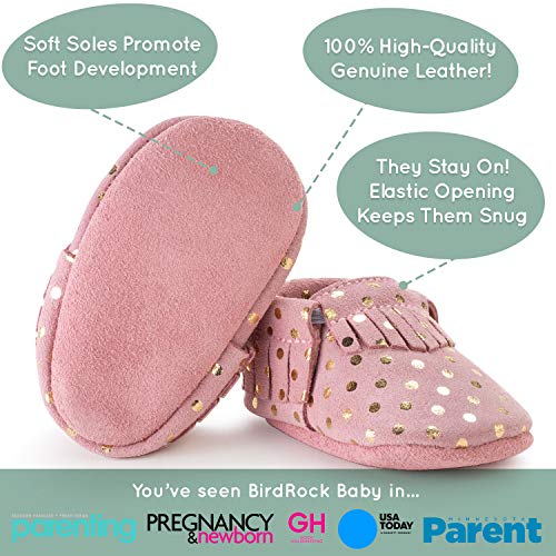 Birdrock Baby Moccasins - 30+ Styles For Boys & Girls! Every Pair Feeds A Child (Us 4, Confetti) #TOP3