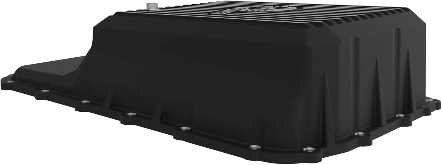 aFe POWER 46-71220B aFe POWER Street Series Transmission Pan, Holds 4 Quarts Over Stock, Black, for 2020-2021 Ford Trucks (10R140 Transmission)