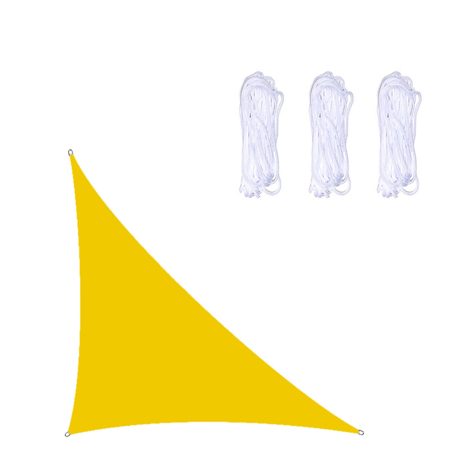 Voile d'ombrage triangulaire imperméable et résistant aux intempéries pour terrasse