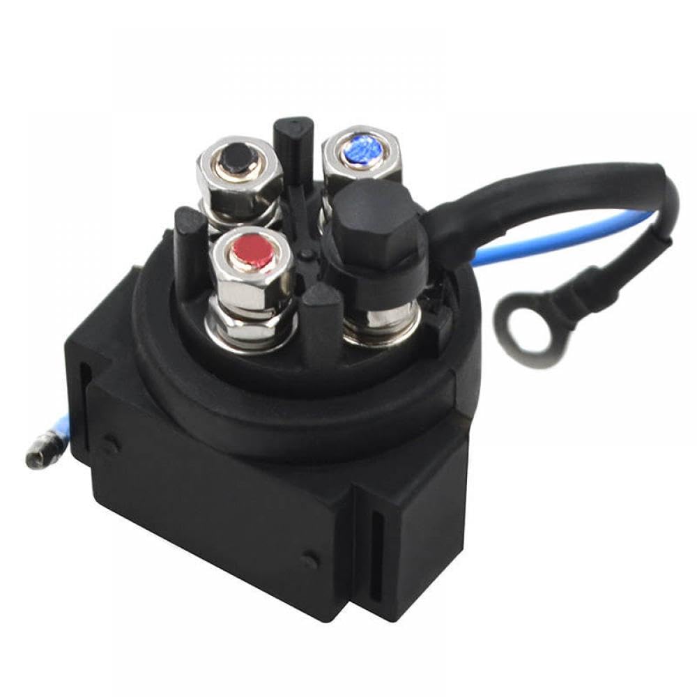 Relè Elettromagnetico Di Avviamento Per Verricello 12V Compatibile Con Tilt Motors F75TLR F80TJR F80TLR F80TXR F100TXR F100TLR Abbina 570188
