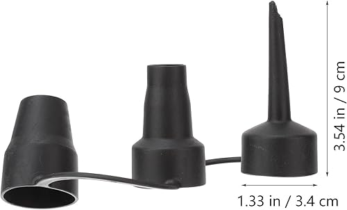 Miniatura 3 de DOITOOL 2 juegos de boquillas de bomba de aire adaptadores de inflado de plástico para todos los inflables almacenamiento conveniente fácil limpieza