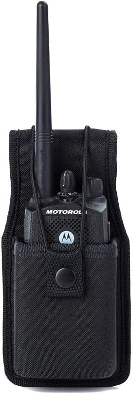LUITON Universal Radio Case Two Way Radio Holder Universal Pouch for Walkie Talkies Nylon Holster Accessories for MOTOROLA MT500, MT1000, MTS2000 and Similar Models (1 PACK)