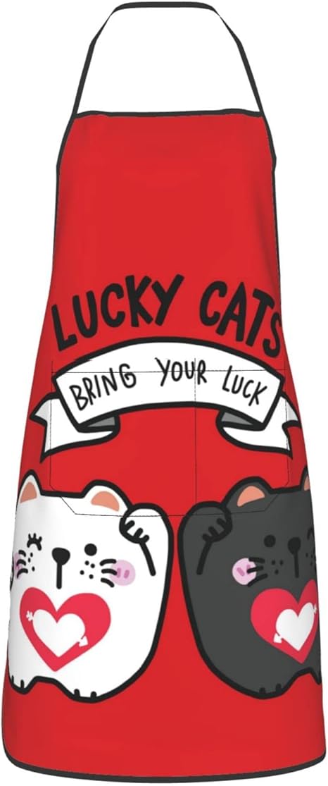 Amazon エプロン ポケット付き 首掛け 赤 ネコ 猫 招き猫 キュート 防水 汚れにくい 女性用 メンズ おしゃれ 人気 保育士 サロン ワークカフェ 軽量 動きやすい 料理 スタイリッシュ 可愛い エプロン オンライン通販 Amazon エプロン ポケット付き 首掛け 赤 ネコ 猫 招き猫 キュート 防水 汚れにくい 女性用 メンズ おしゃれ 人気 保育士 サロン ワークカフェ 軽量 動きやすい 料理 スタイリッシュ 可愛い エプロン オンライン通販