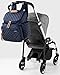 Skip Hop Diaper Bag Backpack: Forma, Multi-Function Baby Travel Bag with Changing Pad & Stroller Attachment, Navy
