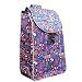 WYZXR Sac de Remplacement pour Chariot à provisions Sac de Caddie avec Poches latérales Sac de Rechange pour Chariot, Sac de Rangement imperméable en Tissu Oxford (Taille: 34x19x56cm) 36L