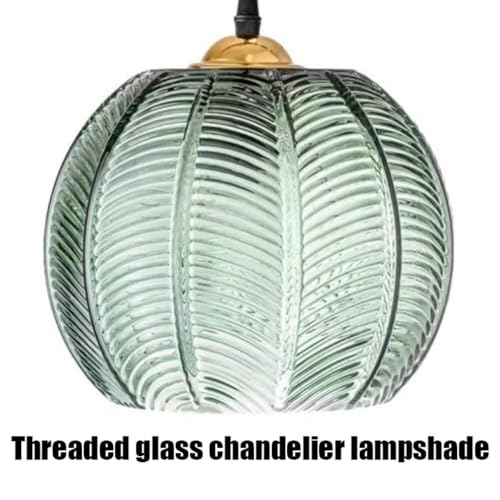Lampe suspendue en verre E27 au design créatif pour salon - 7