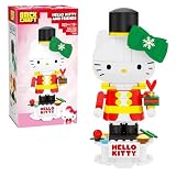 Brickcraft Hello Kitty Toy Soldier Brick Building Set Nutcracker Sanrio Holiday Christmas Block Kit & Collectible Display Figure DIY Construction Gift for Kids & Adults, Festive Décor Ages 8+ 223 pcs