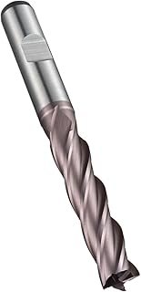 Dormer C29520.0 Shank End Mill, Ticn Coating, Cobalt High Speed Steel PM, 20 mm Head Diameter, 75 mm Flute Length