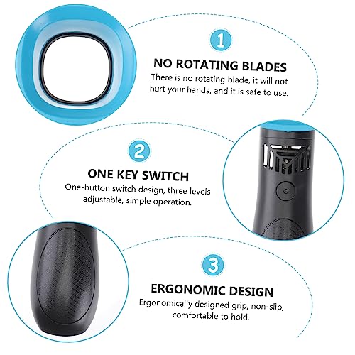 Mini ventilador portátil de mano Veemoon con diseño de orejas de gato sin aspas y carga USB 6
