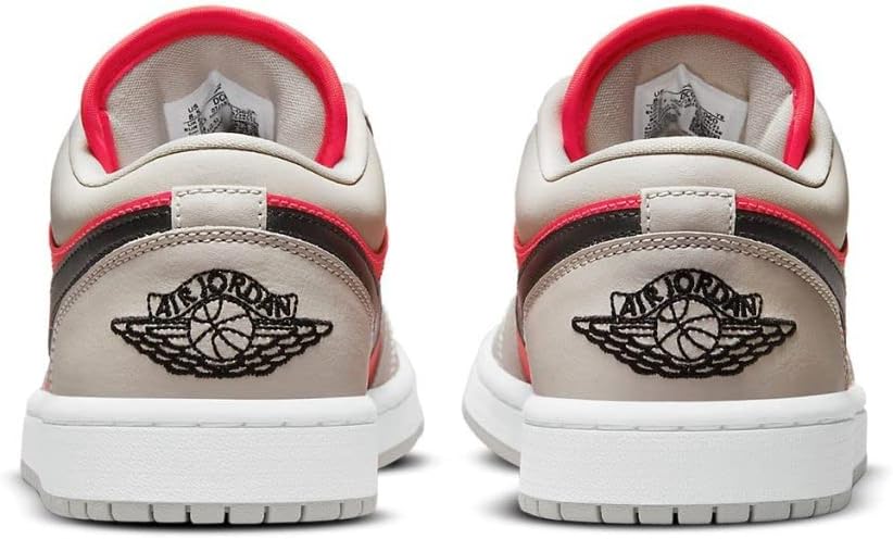 Nike Jordan Womens WMNS Air 1 Low DC0774 060 Light Iron Ore/Siren Red - Size 11W
