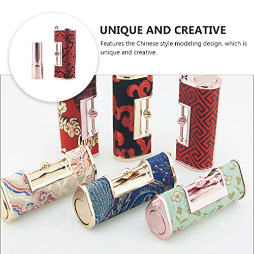 PIXNOR Vazio Tubo Batom Lip Balm Tubo Recarregáveis de Plástico Do Estilo Chinês Tubo Batom DIY Ofíc