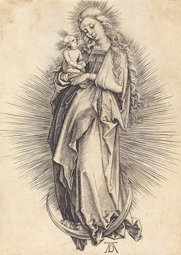 Impresión de Albrecht Dürer la Vergine sulla Mezzaluna póster de graffiti de gran formato