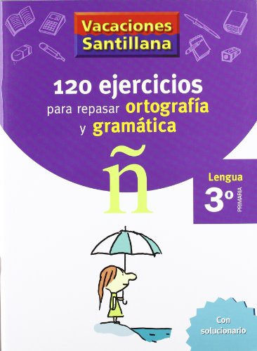 Portada de Vacaciones Gramatica y Ortografia 3º Educacion Primaria