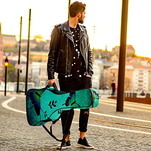 Housse étanche pour guitare acoustique avec double bandoulière et poche Motif feuilles abstraites, Multicolore 09, 42… - Les Beatles, Paul McCartney, John Lennon, RIngo Starr, George Harrison Housse étanche pour guitare acoustique avec double bandoulière et poche Motif feuilles abstraites, Multicolore 09, 42… – Image 7