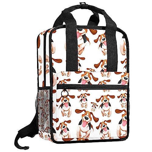 Sac à dos garçon chiot 14x10.2x4.7 in pour l'école