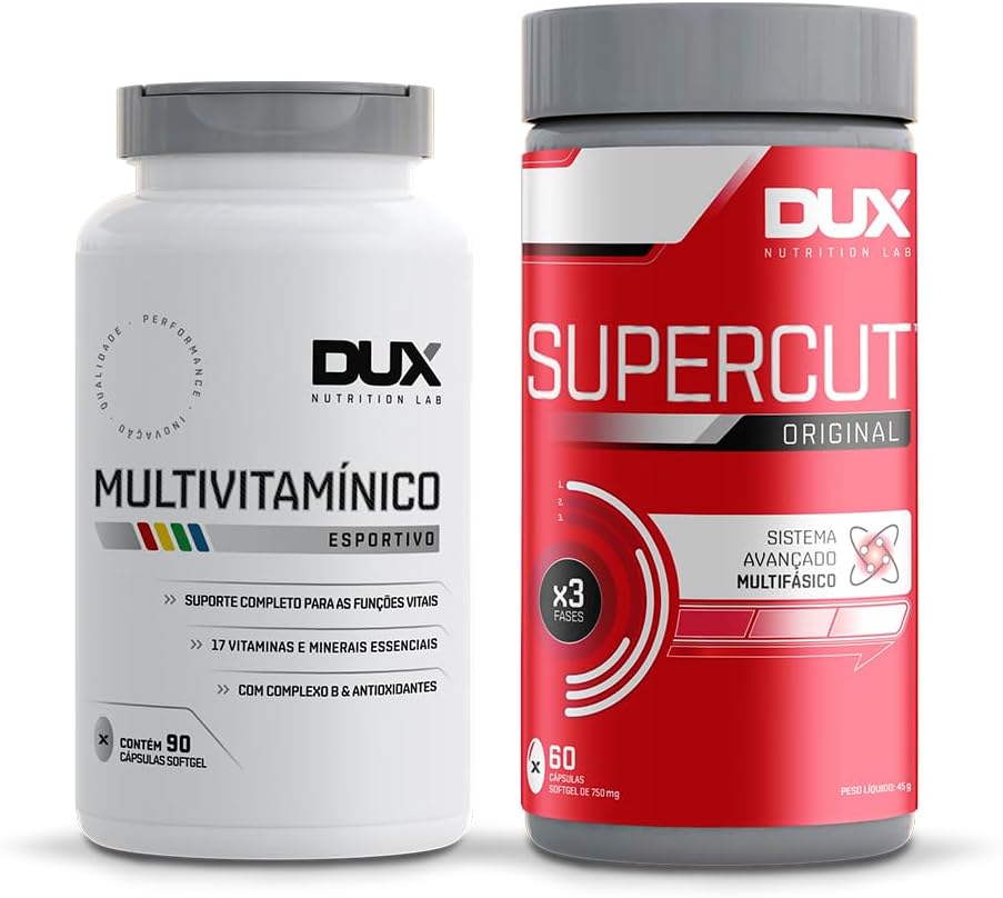 KIT FULL ENERGY Multivitamínico 90 Cápsulas + Supercut 60 Cápsulas