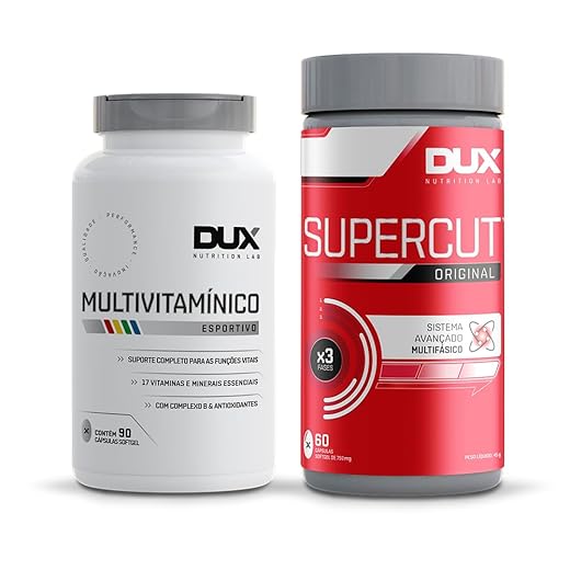 KIT FULL ENERGY Multivitamínico 90 Cápsulas + Supercut 60 Cápsulas
