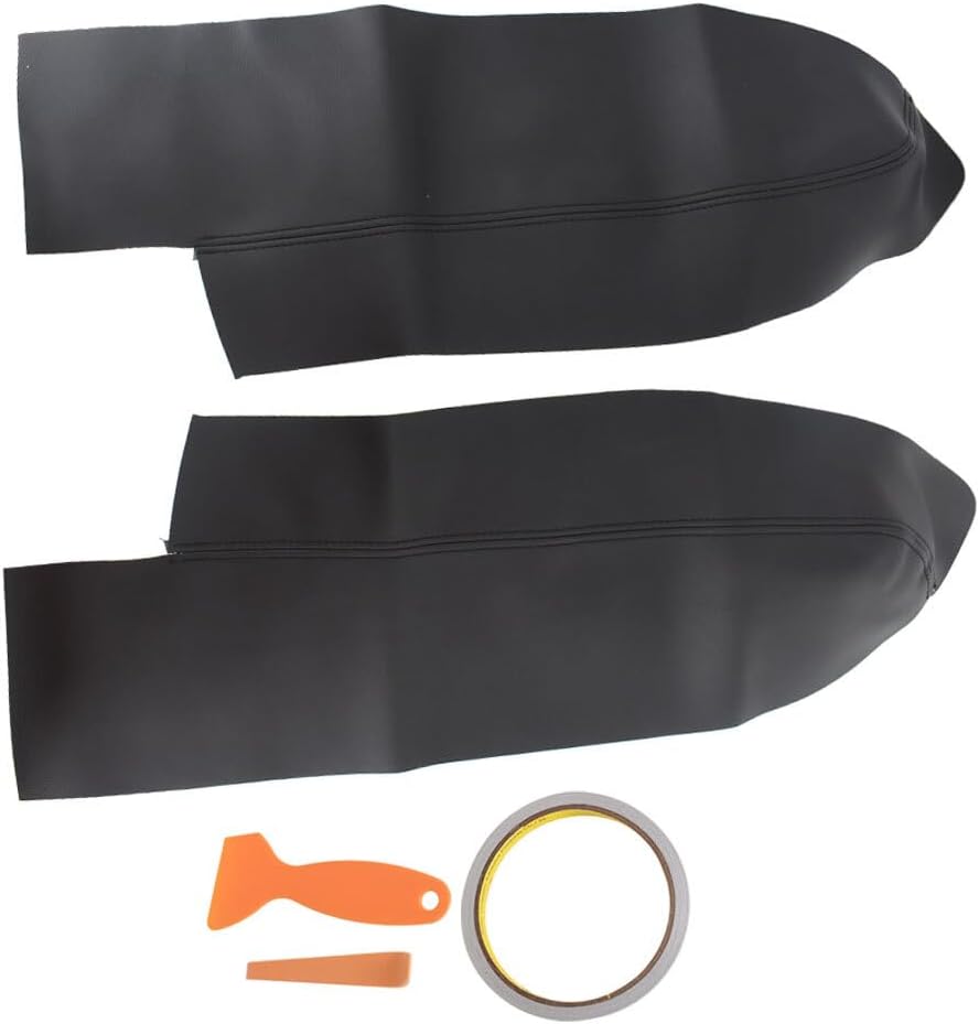 Pair Car Front Door Panels Armrest Cover For 2007-2012 Honda Cr-V CRV OEM Equivalent Replacement