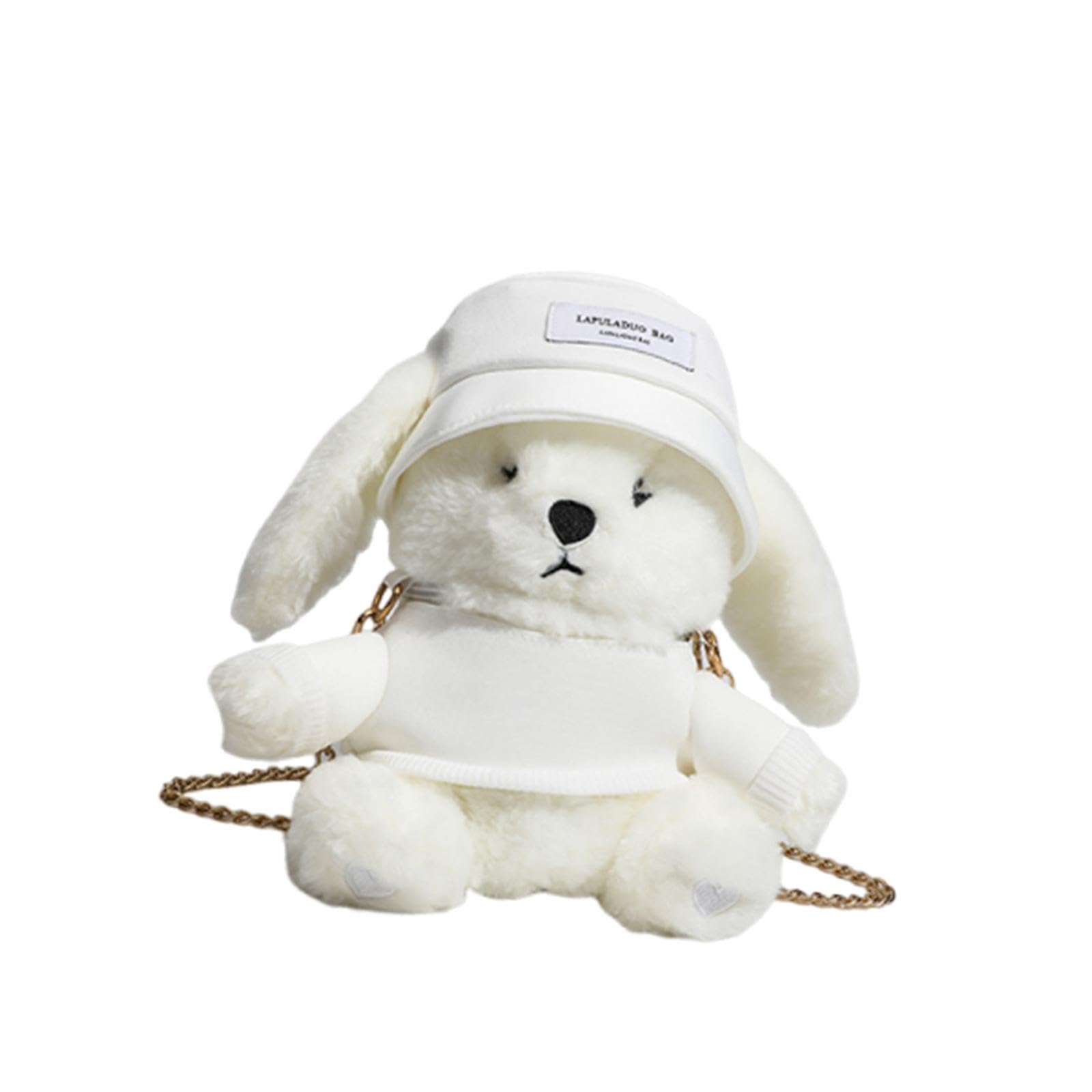 Plush Shoulder Bag Gift Bunny Shaped plusunit Bag for Outdoor Casual Travel-image-7