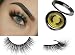 100% 3D Mink Fur Eyelashes | Reusable False Eyelash Strips | Handmade Fake Lashes 1 Pair Kit