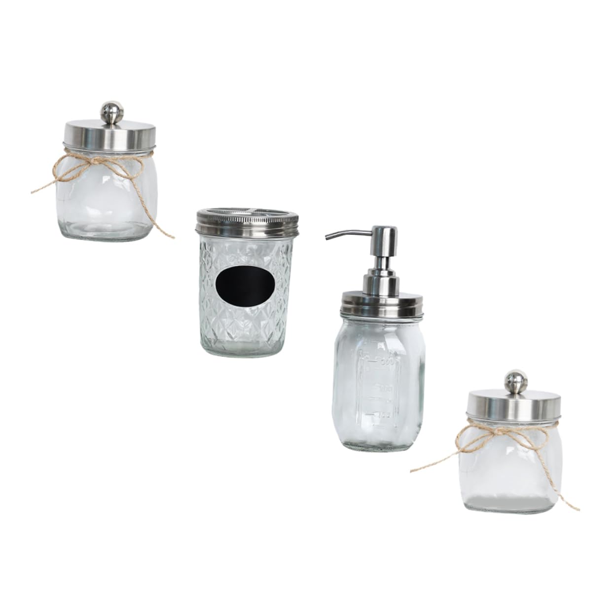 UKCOCO Vasos para Cepillos De Dientes Accesorios De Baño Loción De Vidrio Porta Hisopos para Baño Vaso para Cepillo De Dientes para Cuarto De