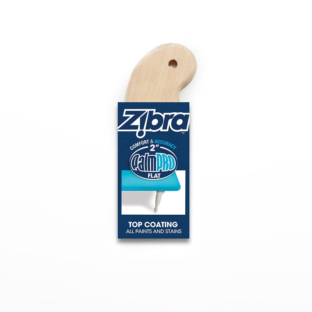 Zibra Palm Pro Paint Brush - Smooth Topcoats -2