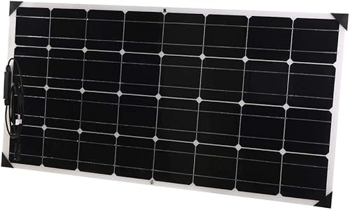 Miniatura 5 de fangzi Paneles solares flexibles 18 V 100 W Panel solar de coche de silicio monocristalino con caja de conexiones impermeable IP65 para RV