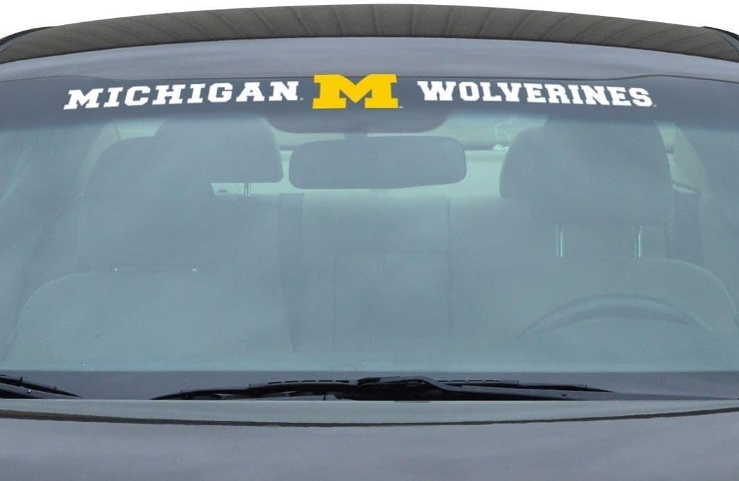 FANMATS unisex adult NCAA Windshield Decal, Team Colors, 3.25 x 34 US