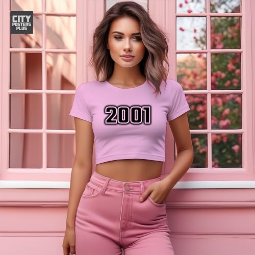 Crop top 2001 rose clair pour vos sorties d'été