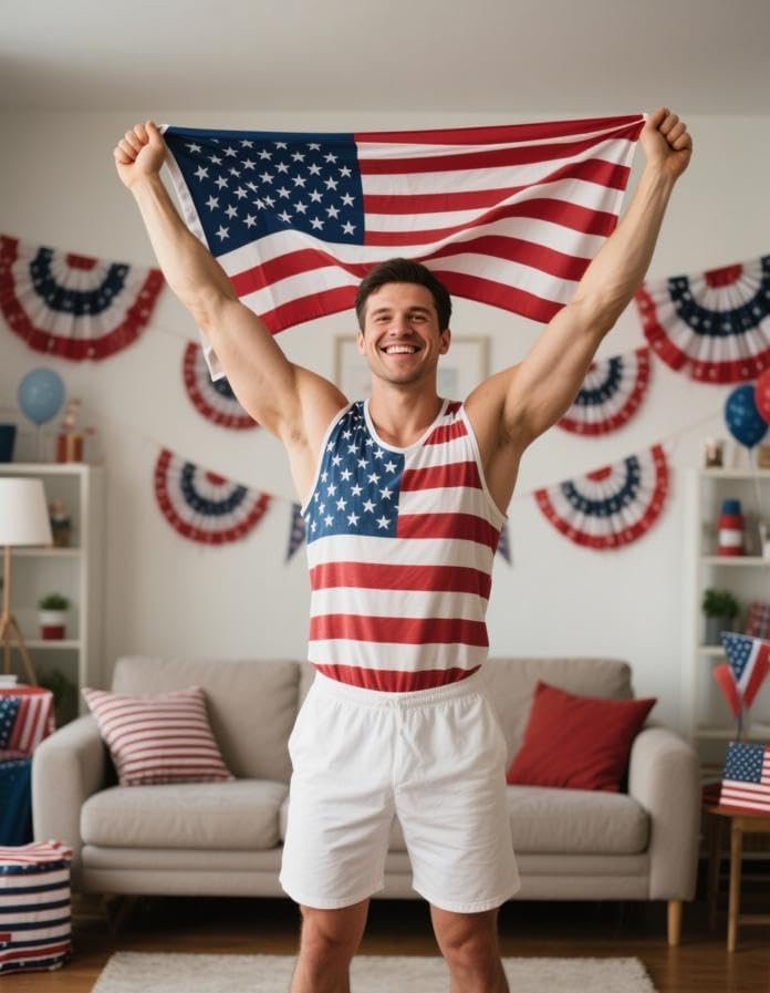 American Trends Mens Tank Tops Beach Summer Sleeveless Tee Shirts Hawaiian Muscle Graphic Tank Tops for Men - Image 2