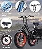 Broobey Electric Tricycle for Adults 20" Electric Trike Ebike 7 Speeds 3 Wheels Adult Electric Tricycle with Large Basket 500W 48V15Ah Li-Battery 60 Miles in PAS Mode Black 004 #2