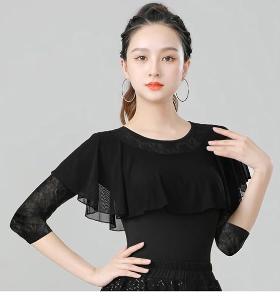 新品 社交ダンス用 ラインストーン付き レース ティアード 新品 社交ダンス用 ラインストーン付き レース ティアード