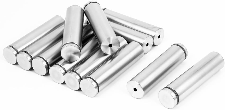 Stainless Steel Advertising Screw Nails Glass Standoff 25x100mm 12pcs (id: 0d4 acc 649 6b3 1b6