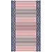 Amscan Stars & Stripes Flannel-Backed Vinyl Table Cover - 52