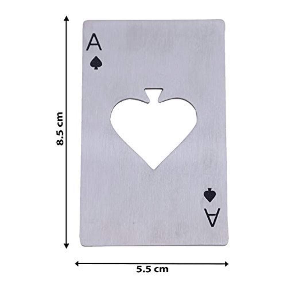 PRO365 Casino Poker Bottle/Bar/Beer/Soda Steel Opener Credit Card Size - Image 6 thumbnail