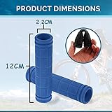 Botanique Handlebar Grips, Non-Slip Soft Rubber Cycling Grips, Waterproof for MTB BMX Cycle Road Mountain Bike Cycling Bicycle Multi Coloured (1 Pair) (Red) - Image 3