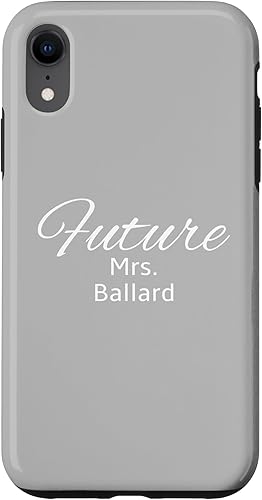 Vista 16 de iPhone 12/12 Pro Mrs. BALLARD personalized engagment announcment Case
