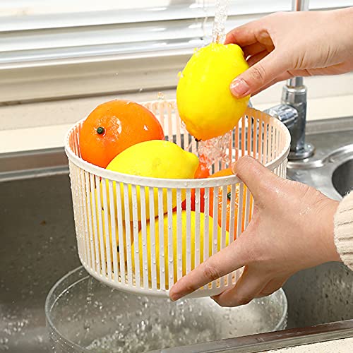 Hedtec Dryer Large Salad Spinner Vegetables And Fruits Lettuce Spinner Quick Dryer Easy To Clean, Dishwasher Safe Salad Washer Dryer, Bpa Free Kitchen(6.6L, A) #TOP2